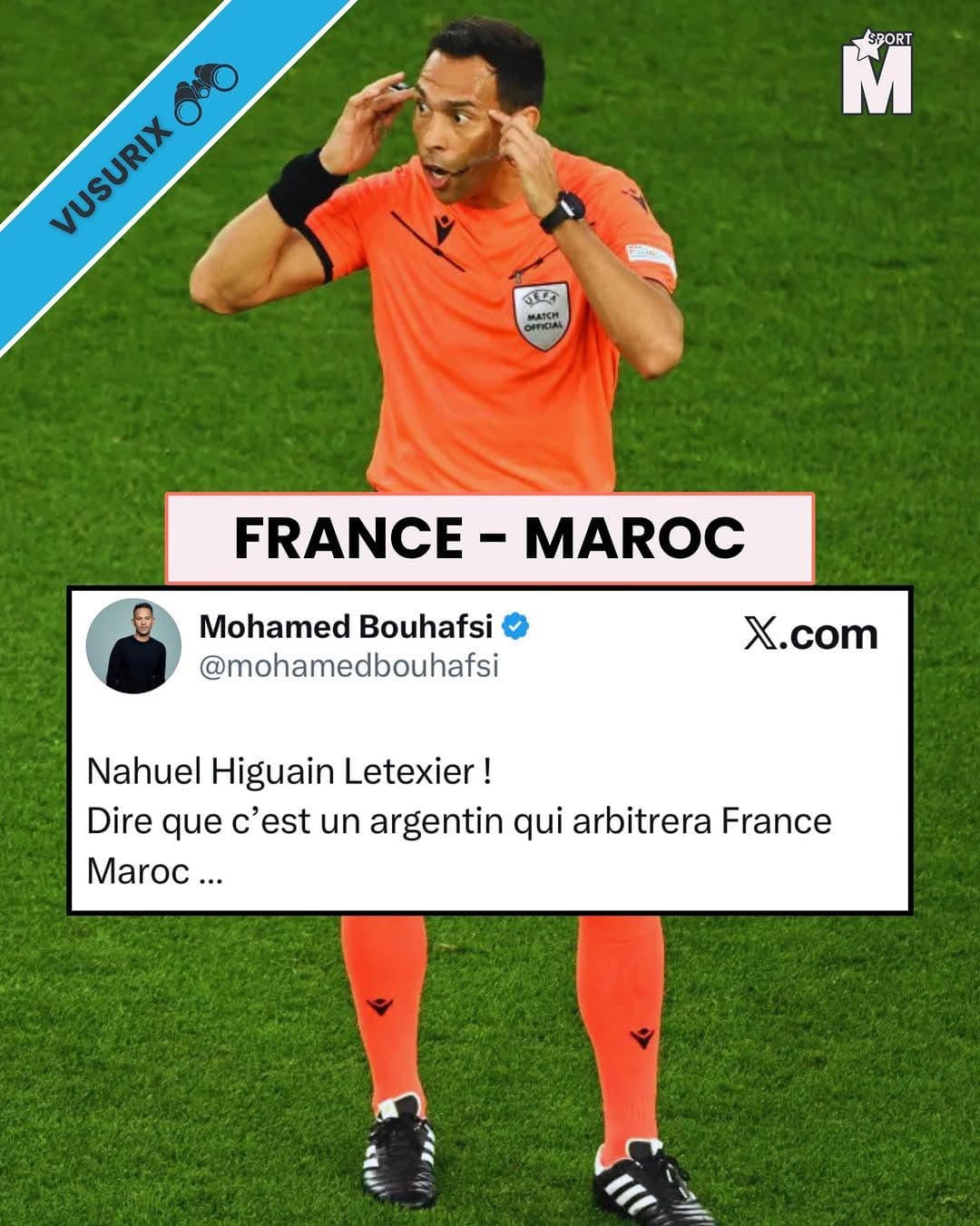 UN ARBITRAGE ARGENTIN POUR FRANCE-MAROC 🥶
Juste après la remontada de la...