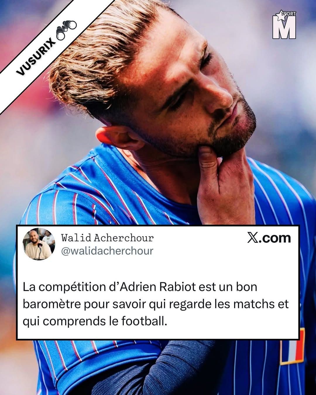 LA COUPE DU MONDE DE RABIOT, C’EST DÉLICIEUX 🤤💙🤍❤️
L’ancien Marseillais,...